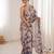 Women party wear digital print heavy chinnon saree with un sttiched blouse
