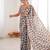 Women party wear digital print heavy chinnon saree with un sttiched blouse
