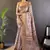 Baby pink printed assam silk printed saree with blouse
