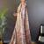 Baby pink printed assam silk printed saree with blouse