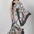 Printed satin saree