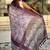 Lavender printed chanderi crush printed saree with blouse