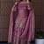 Pink fandy crushi silk  party wear embroidery sharara suit set