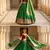 Pure Silk Unstitched Banarasi Lehanga Set in Green Colour with Blouse