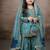 Designer party wear heavy silk kids top sharara & dupatta set