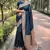 Blue woven self design banarasi katan silk banarasi saree with blouse