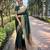 Green woven self design banarasi katan silk banarasi saree with blouse