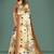 Printed satin saree
