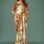 Printed satin saree