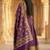 Pure Munga Silk Unstitched Banarasi Lehanga Set in Purple Colour with Blouse