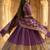 Pure Munga Silk Unstitched Banarasi Lehanga Set in Purple Colour with Blouse