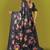 Printed satin saree