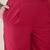 Women’s pink solid co-ord set | sleeveless vest top with wide leg pants