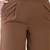 Women’s brown solid co-ord set | sleeveless vest top with wide leg pants