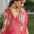 Elegant silk blend saree with unstitched blouse | lightweight festive & party wear saree