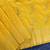 Yellow silk blend zari banarasi weaving saree with blouse