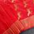 Red silk blend zari banarasi weaving saree with blouse