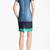 Genuine lambskin women's shift dress color block short sleeve mini dress