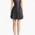 Women’s genuine lambskin leather dress sleeveless casual midi dress