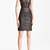 Genuine lambskin women's leather dress bodycon sleeveless mesh panel party wear