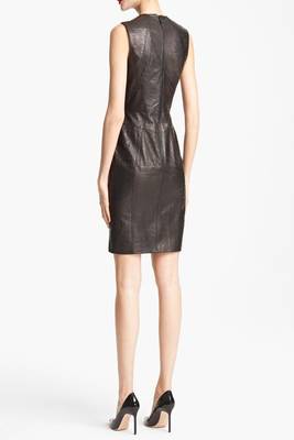 women's lambskin leather dress sleeveless fit premium 2