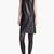 Genuine lambskin women's leather dress sleeveless party wear dress