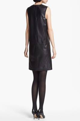women's lambskin leather dress sleeveless fit exclusive 2