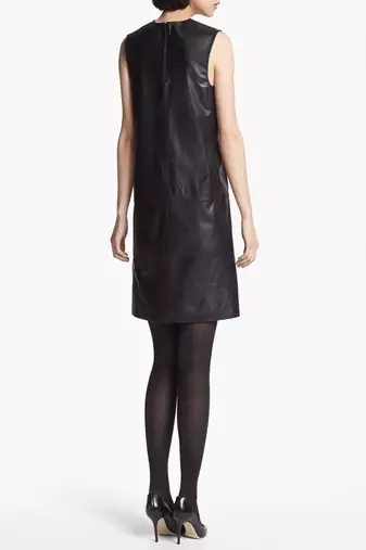 women's lambskin leather dress sleeveless fit exclusive