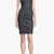 Genuine lambskin women's black leather dress sleeveless party wear dress