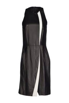 women's black lambskin leather dress classic zip up style exclusive 1