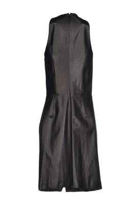 women's black lambskin leather dress classic zip up style exclusive 2