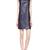 Genuine lambskin women's leather dress women sleevless dress