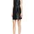 women's  genuine lambskin  leather dress sleevless party  dress