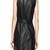 women's  genuine lambskin  leather dress sleevless party  dress