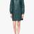 Genuine lambskin women's leather dress long sleeve snap button dress dress