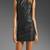 Genuine lambskin women's leather dress women sleevless hot dress
