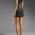 Genuine lambskin women's leather dress women sleevless hot dress