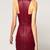 Genuine lambskin women's leather dress sleeveless bodycon leather dress