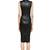 Genuine lambskin women's leather dress sleeveless zip front midi leather dress