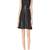 Genuine lambskin women's leather dress women black leather sleeveless front zipper dress
