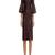 Genuine lambskin women's leather dress bodycon mini dress with bell sleeves