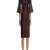 Genuine lambskin women's leather dress bodycon mini dress with bell sleeves