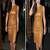 Genuine lambskin women's leather dress sleeveless brown leather dress