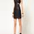 Genuine lambskin women's leather dress sleeveless black leather party dress