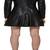 Genuine lambskin women's  soft leather dress bodycon cocktail long sleeve