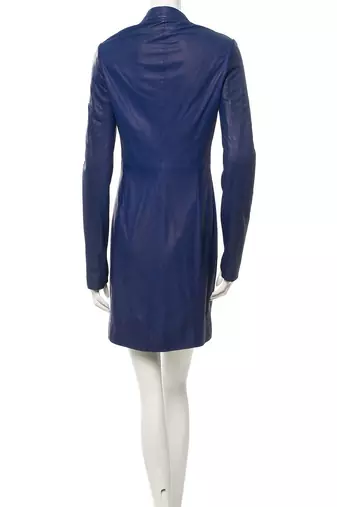women's genuine lambskin leather dress form fitting bodycon style authentic