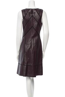women's genuine lambskin leather dress form fitting bodycon style genuine 2