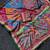 Multi Color Print And Real Mirror work Silk Saree