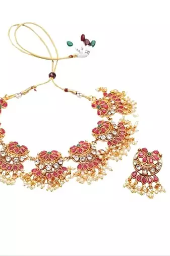 South Indian Kemp long necklace set