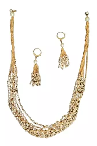 Pearl short necklace set